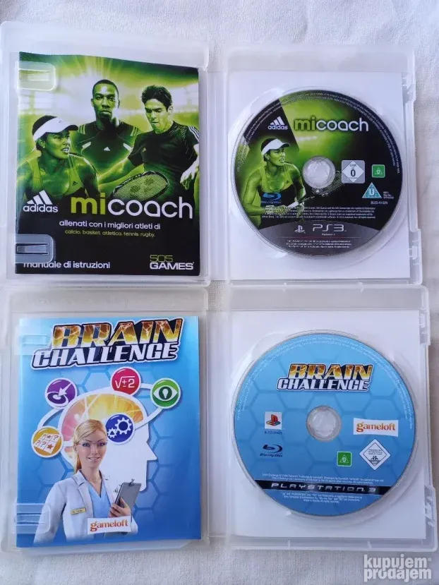 PS3 - MIcoach i Brain Challenge