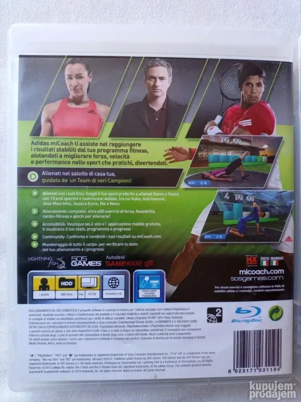 PS3 - MIcoach i Brain Challenge