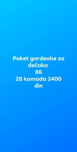 Paket gardeobe za dečaka 86   28 kom