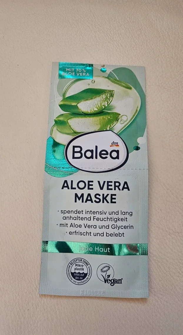 Maska za lice, vegan- aloe vera, 2x8ml, novo - KupujemProdajem