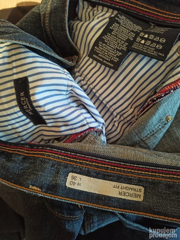 Tommy Hilfiger Mercer Raw Straight Fit W40/L3 HQ