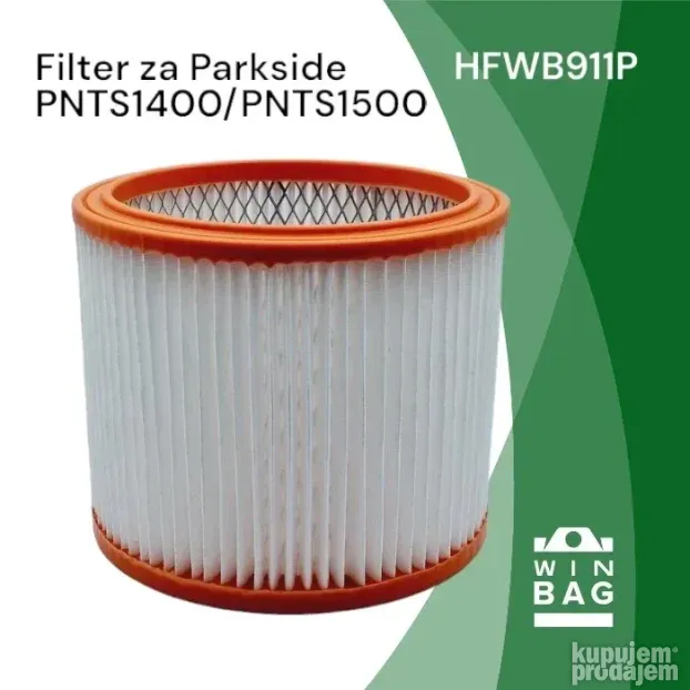 Filter za PARKSIDE PNTS1400/PNTS1500 usisivače Art. HFWB911P