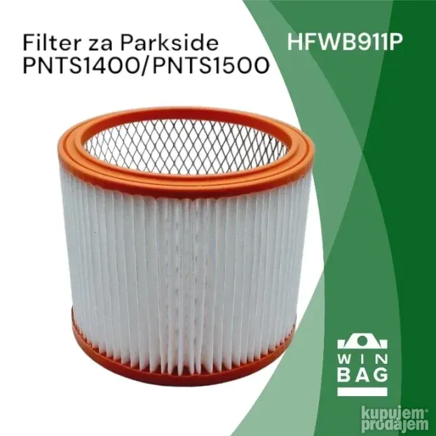 Filter za PARKSIDE PNTS1400/PNTS1500 usisivače Art. HFWB911P