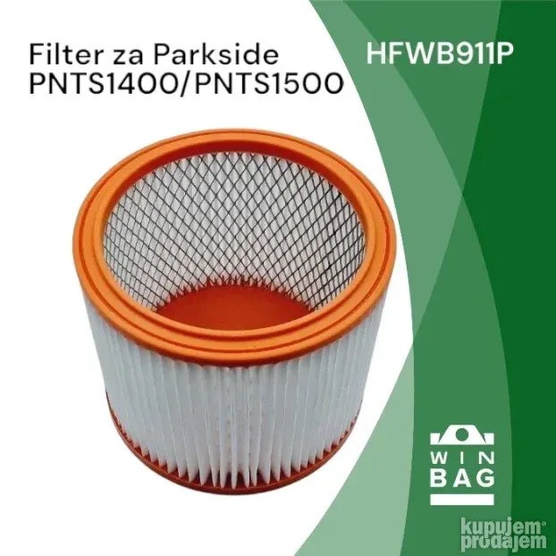 Filter za PARKSIDE PNTS1400/PNTS1500 usisivače Art. HFWB911P