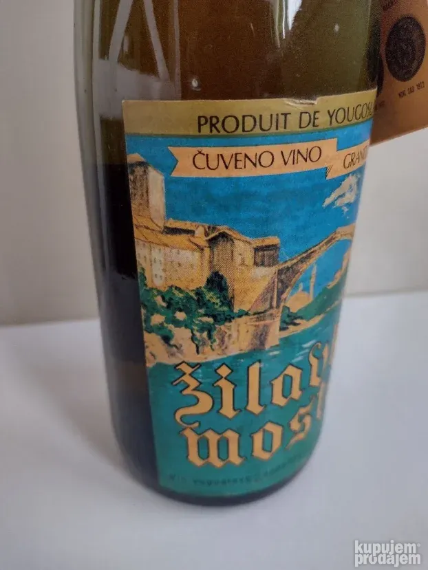 Vino zilavka mostar 0,7l jugoslavija 1981g