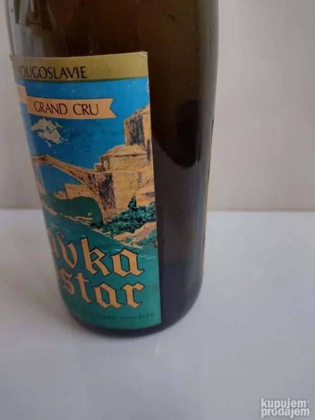 Vino zilavka mostar 0,7l jugoslavija 1981g