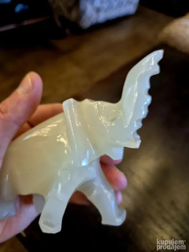 Mali slon od oniksa, mir u kuci, 16 cm