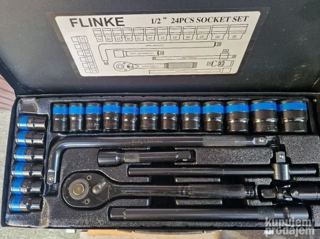 set gedora 1/2 24 dela 8-32 FLINKE