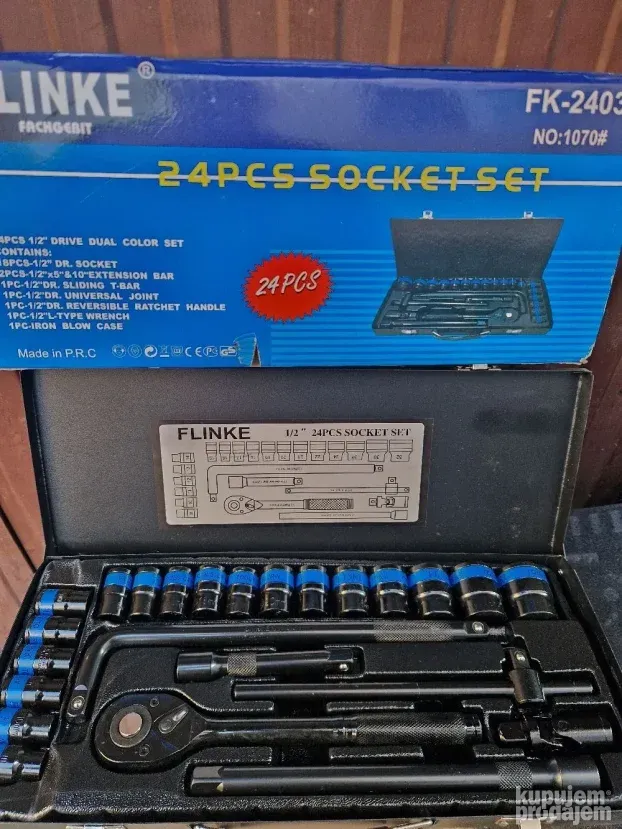 set gedora 1/2 24 dela 8-32 FLINKE