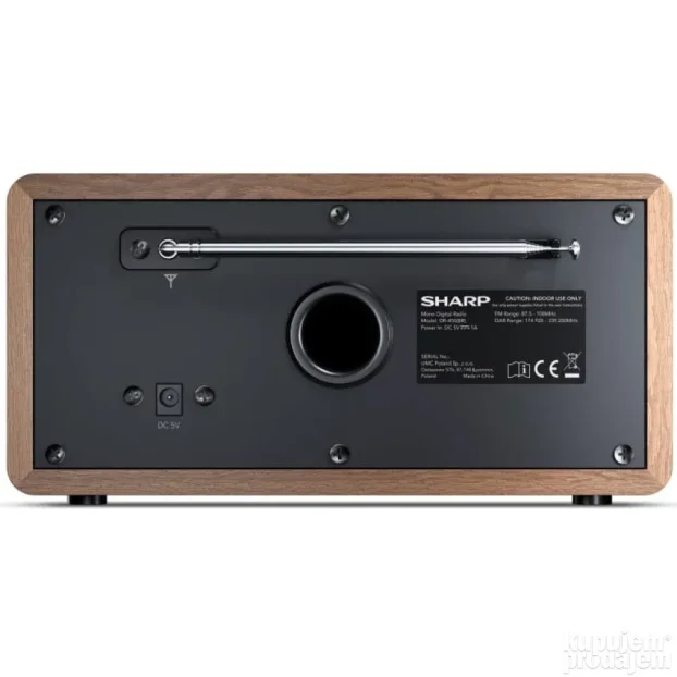 SHARP DR-450BR DAB+/ RDS FM radio brown,pošalji poruku - KupujemProdajem