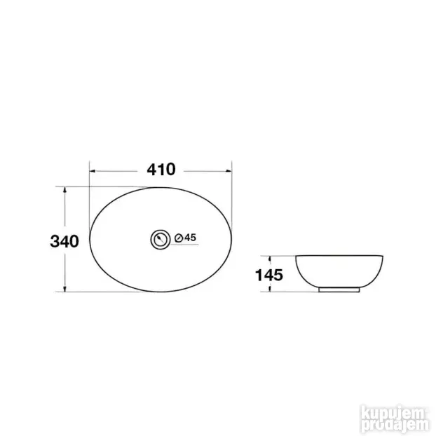 Manama nadgradni lavabo  WB6402