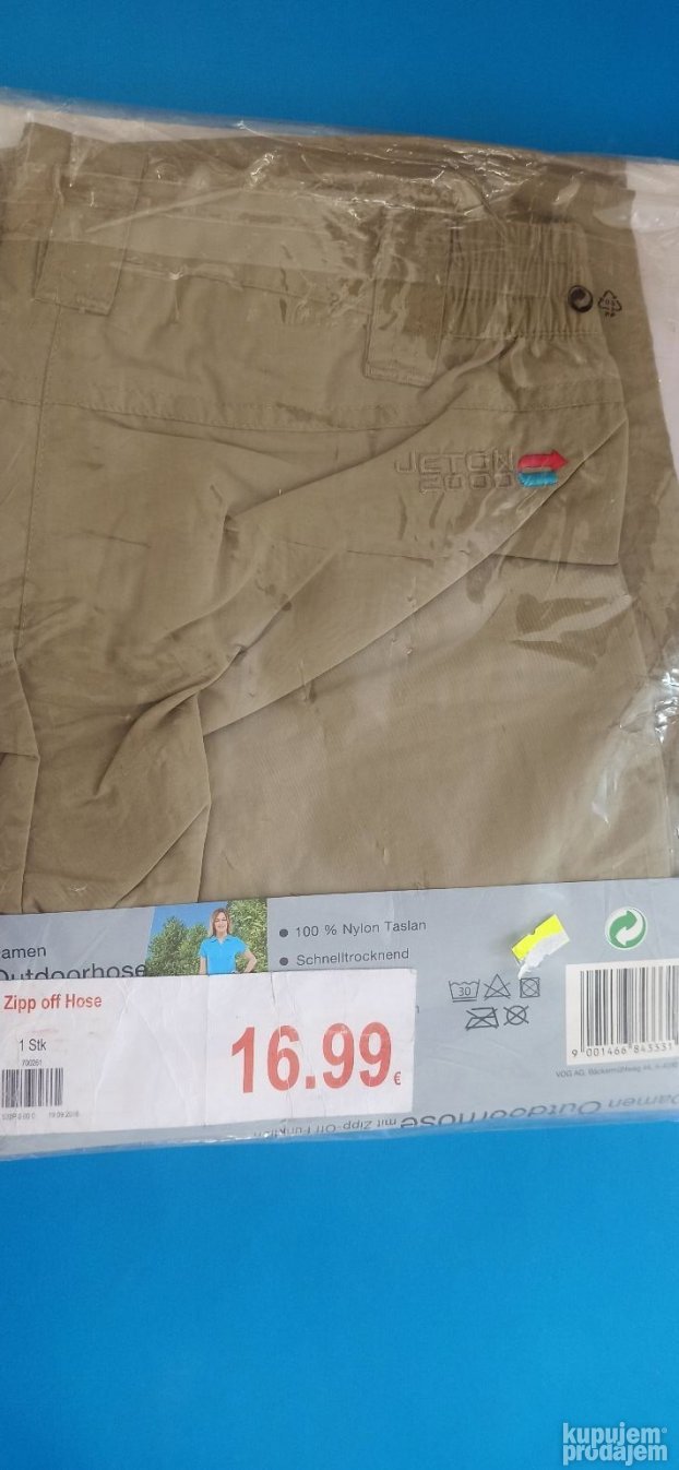 Zenske outdoor pantalone bermude 38