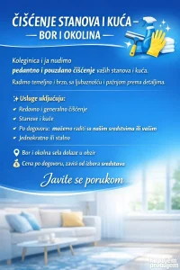 Čišćenje stanova i kuća