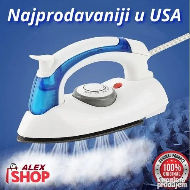 Sklopiva mini parna pegla idealna za putovanja