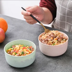 Wheat straw bowl - Set od 4 biorazgradive činije