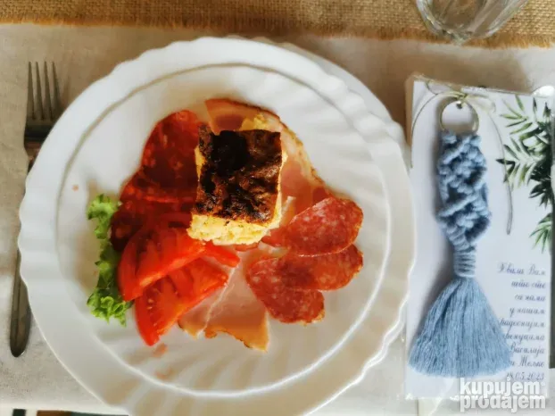 Originalni makrame poklon privezak za goste na venčanju