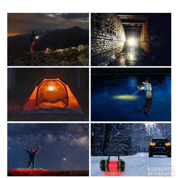 Baterijska lampa sa powerbank