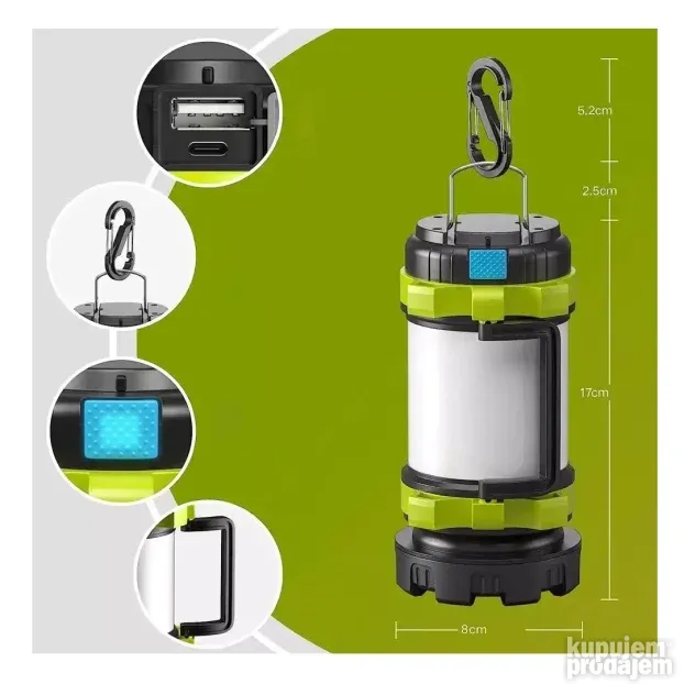 Baterijska lampa sa powerbank