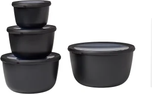 Mepal Cirqula set 4 posude, 500,1000,2000 i 3000ml, crna