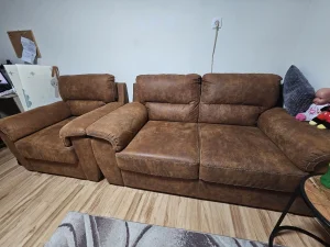 Dvosed i fotelja BOSS Konjak