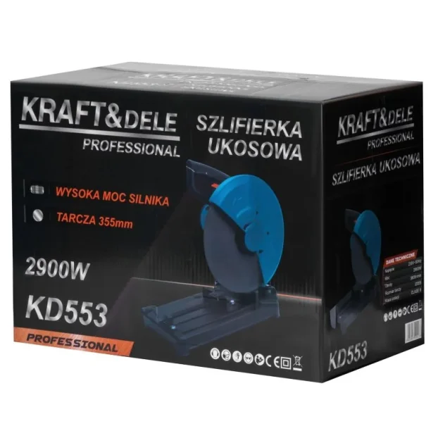 KD553 Ger za Metal KRAFT&DELE crno-plavi 2900W