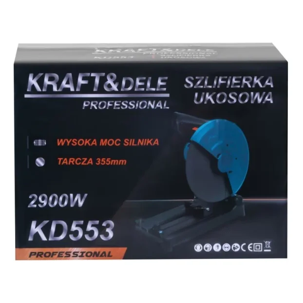 KD553 Ger za Metal KRAFT&DELE crno-plavi 2900W