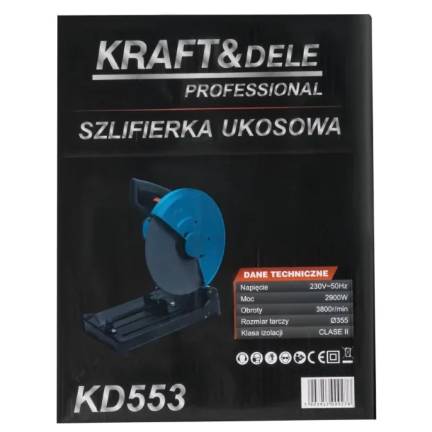 KD553 Ger za Metal KRAFT&DELE crno-plavi 2900W