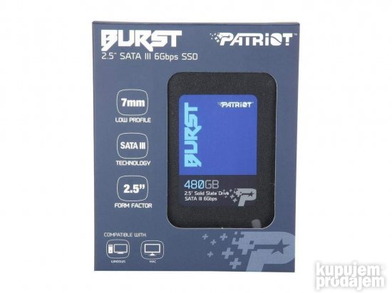SSD Patriot 480GB Burst PBU480GS25SSDR KupujemProdajem