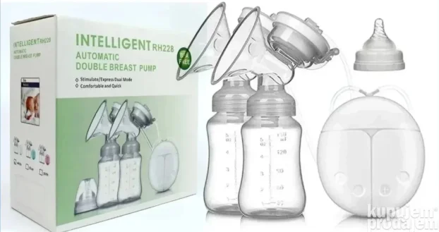 Pumpica za izmuzanje izmlazanje mleka električna dve flašice