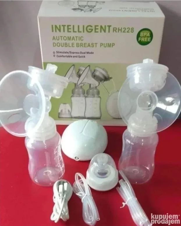 Pumpica za izmuzanje izmlazanje mleka električna dve flašice