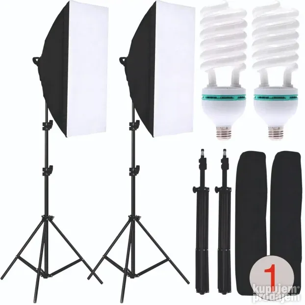 GreenScreen Green Screen Komplet 2.6x3.0m Foto Video 12in1