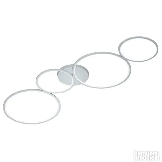 LED Plafonjera RONDO Srebrna 622610489