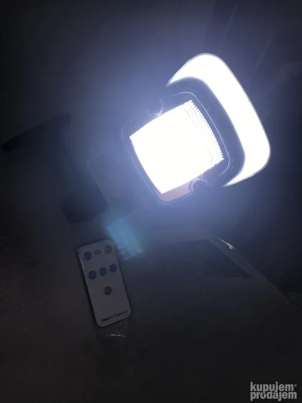 Led solarni reflektor sa senzorom pokreta 20w KAMERA LAZNA