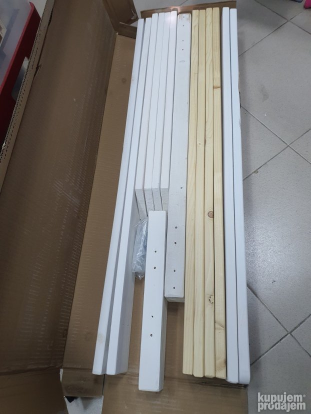 2u1 Deciji sto sa Klupom 90x79x50cm - Pinolino Beli