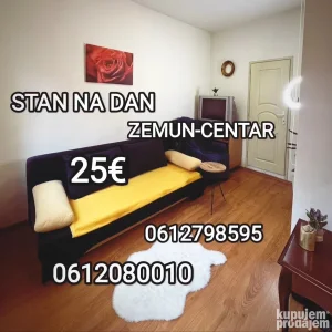 Stan na dan 25E Zemun, u centru Zemuna / stan 1