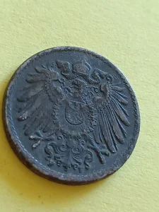 5 pf. 1917 F g. Zn Nemačka