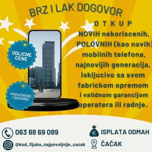 Otkup Mobilnih Telefona Cacak