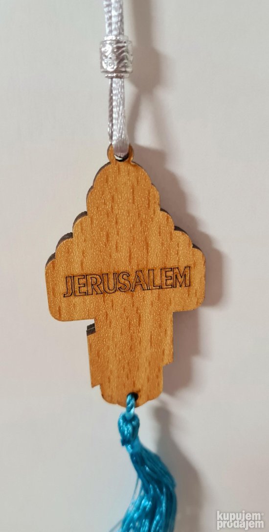 Prelep Jerusalimski pravoslavni krst za auto - model 4