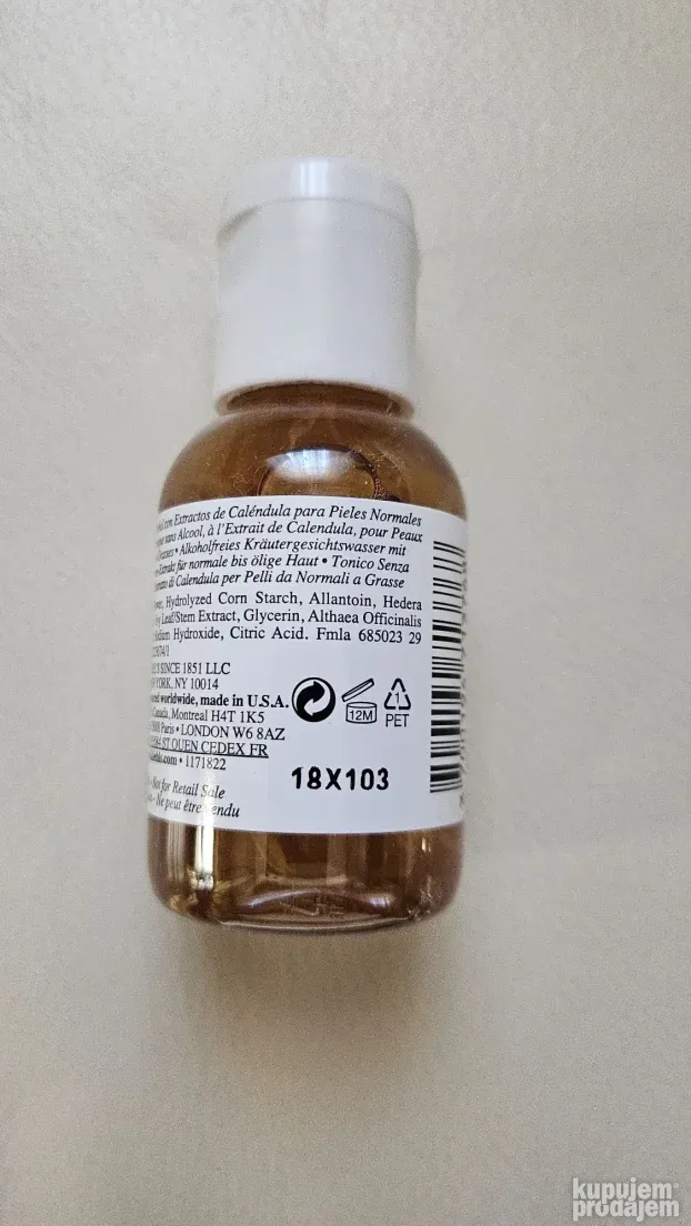 Kiehls Calendula Herbal-Extract Toner, nov travel size
