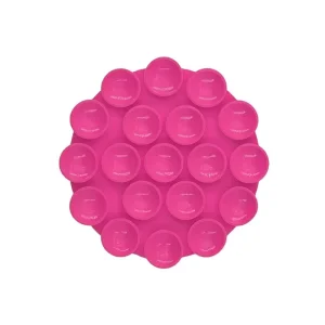 Octobuddy round stiker za telefon pink