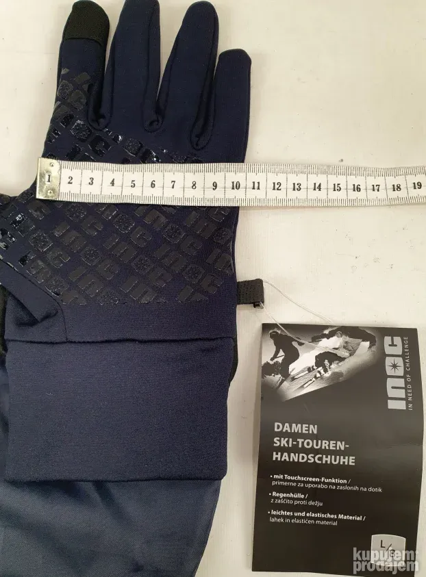 INOC ski hike bike rukavice plave vel.S,M,L,XL NOVO