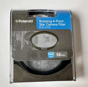 Polaroid Rotating 4-Point Star filter 58mm