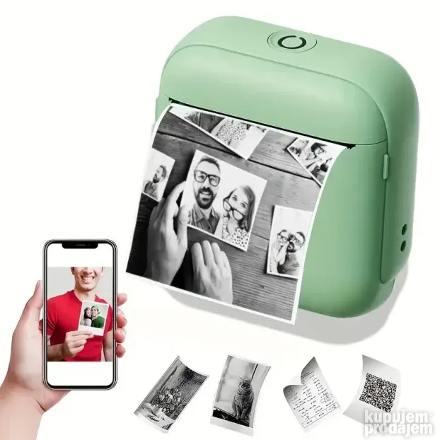 bezicni mini stampac zeleni novo