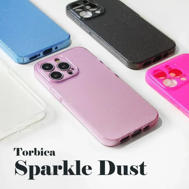 Torbica Sparkle Dust za iPhone 16E 6.1 roze