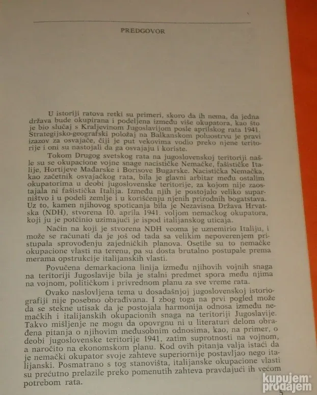 Nemačko Italijanski odnosi na teritoriji okupiraneYU