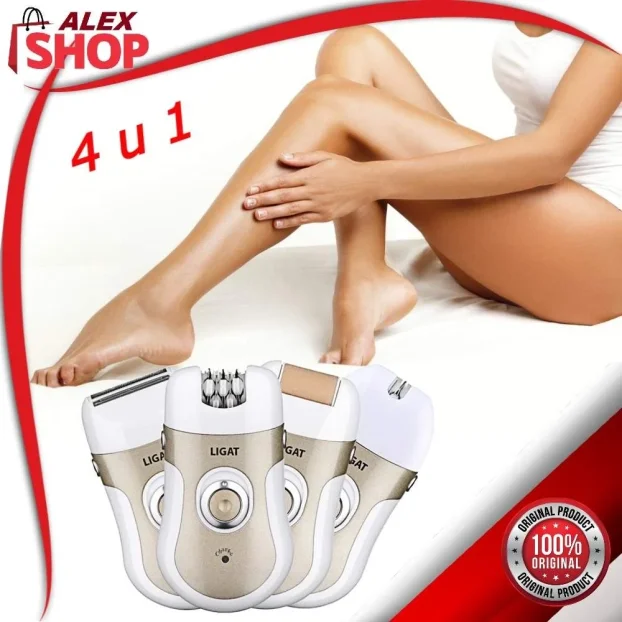 Aparat za epilaciju 4u1 epilator, brijač i turpija