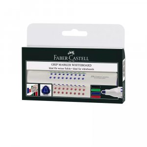 Marker za belu tablu Faber Castell GRIP 1583 set 1/4