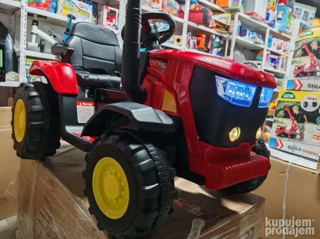 Traktor za decu na akumualtor 12v + daljinski meko sediste i