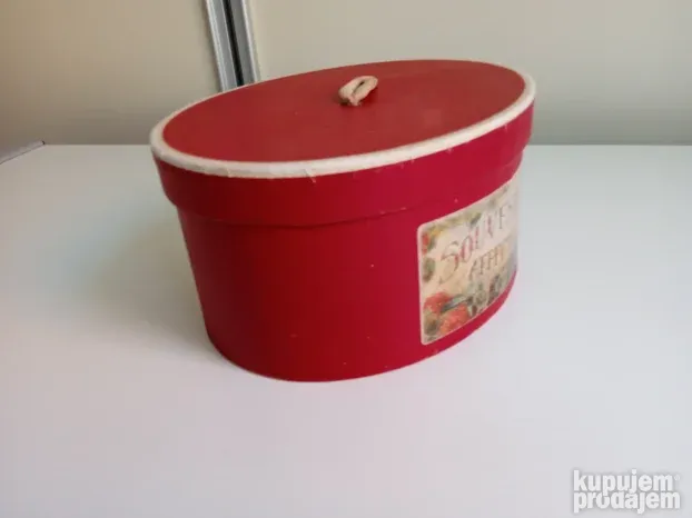 Kutija za sitnice crvena