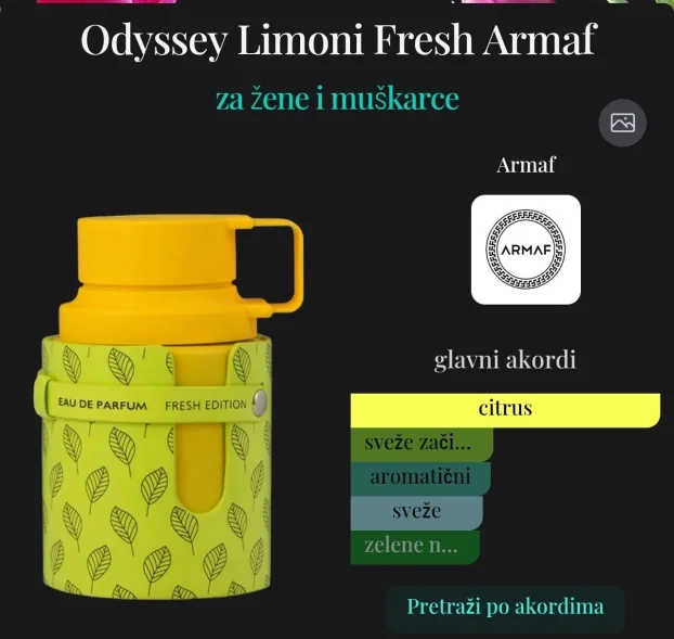 Armaf Odyssey Limoni